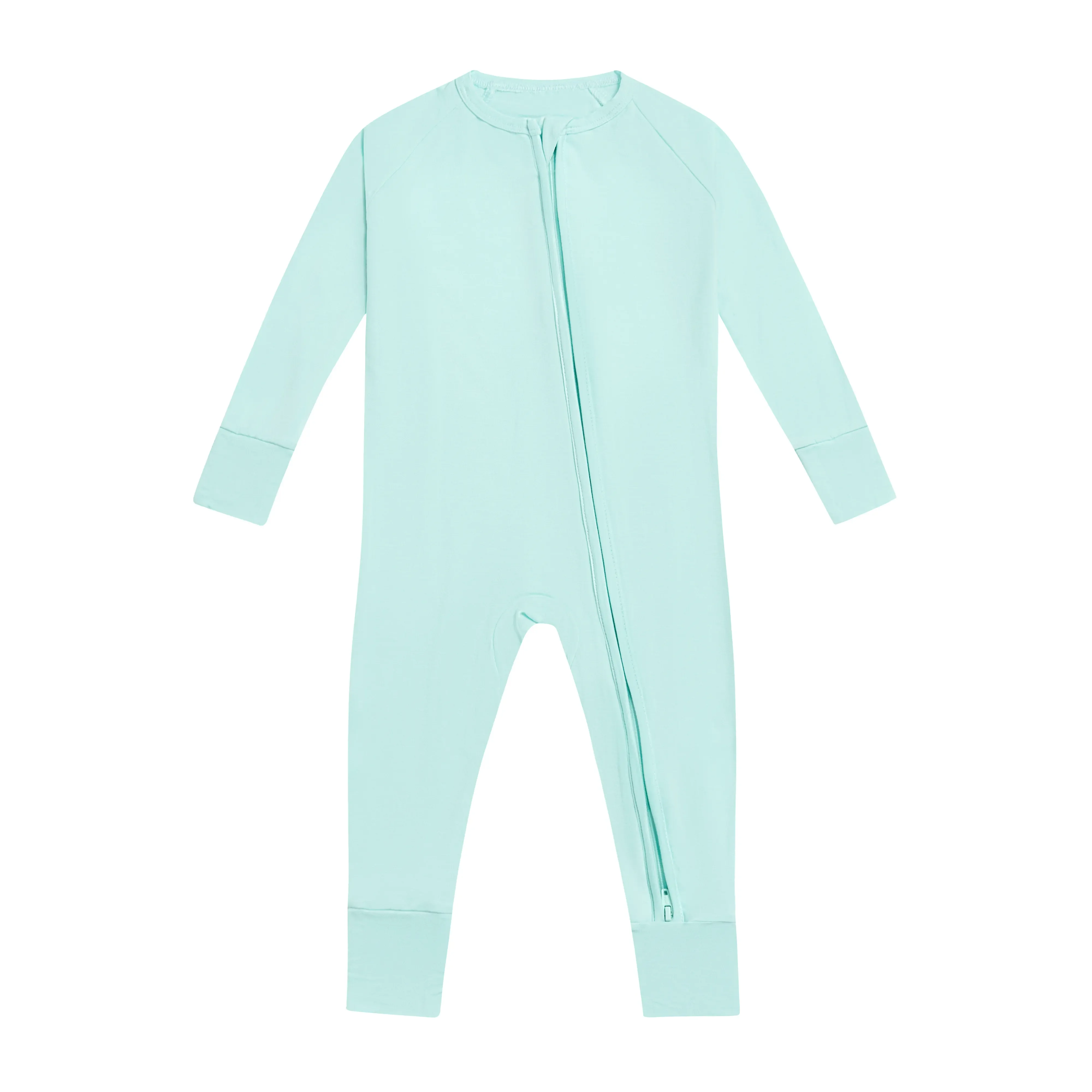 Wholesale Bamboo Fabric Newborn Infant Rompers Clothes Onesie Zipper Baby Bamboo Pajamas Toddler Sleeper Bamboo toddler pajamas