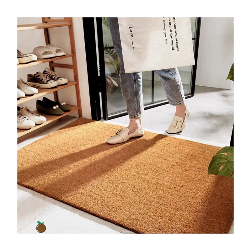 wholesale plain coconut fiber mat machine top quality coconut husk door mat