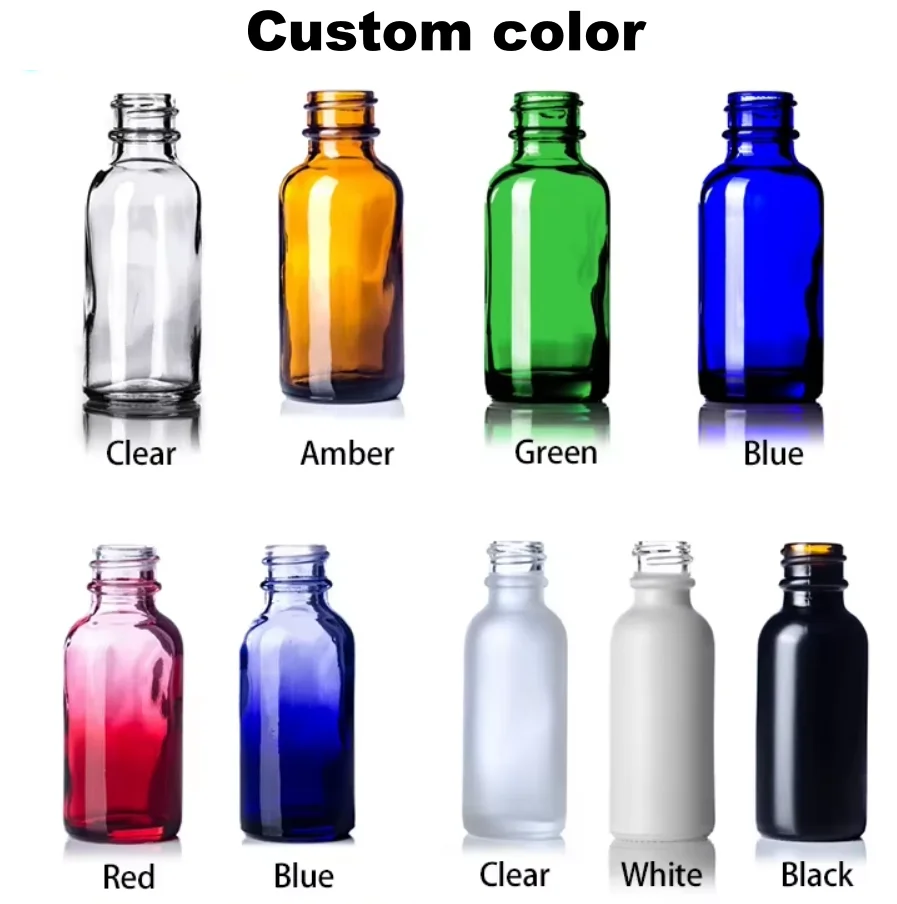 5 10 15 20 30 50 100Ml Matte Dropper Glass Hair Care Bottles Ampoule Essential Oil Bottle