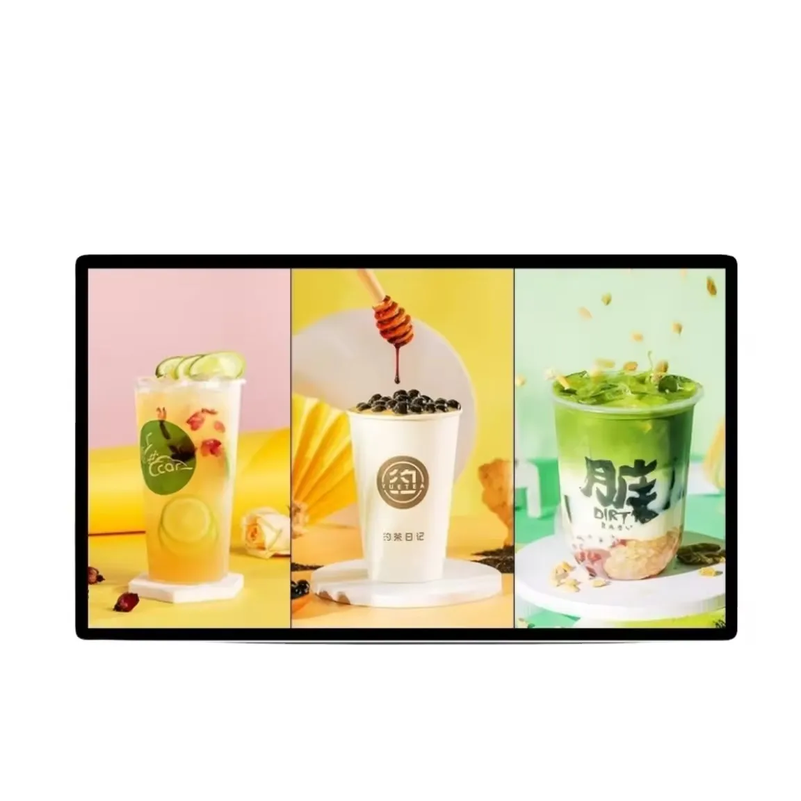OEM 43 Inch Menu Boards LOGO Advertising Display LCD Media Player Floor Standing Digital Signage WiFi LCD Screen