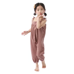 wholesale girls clothes shallow clay corduroy baby romper