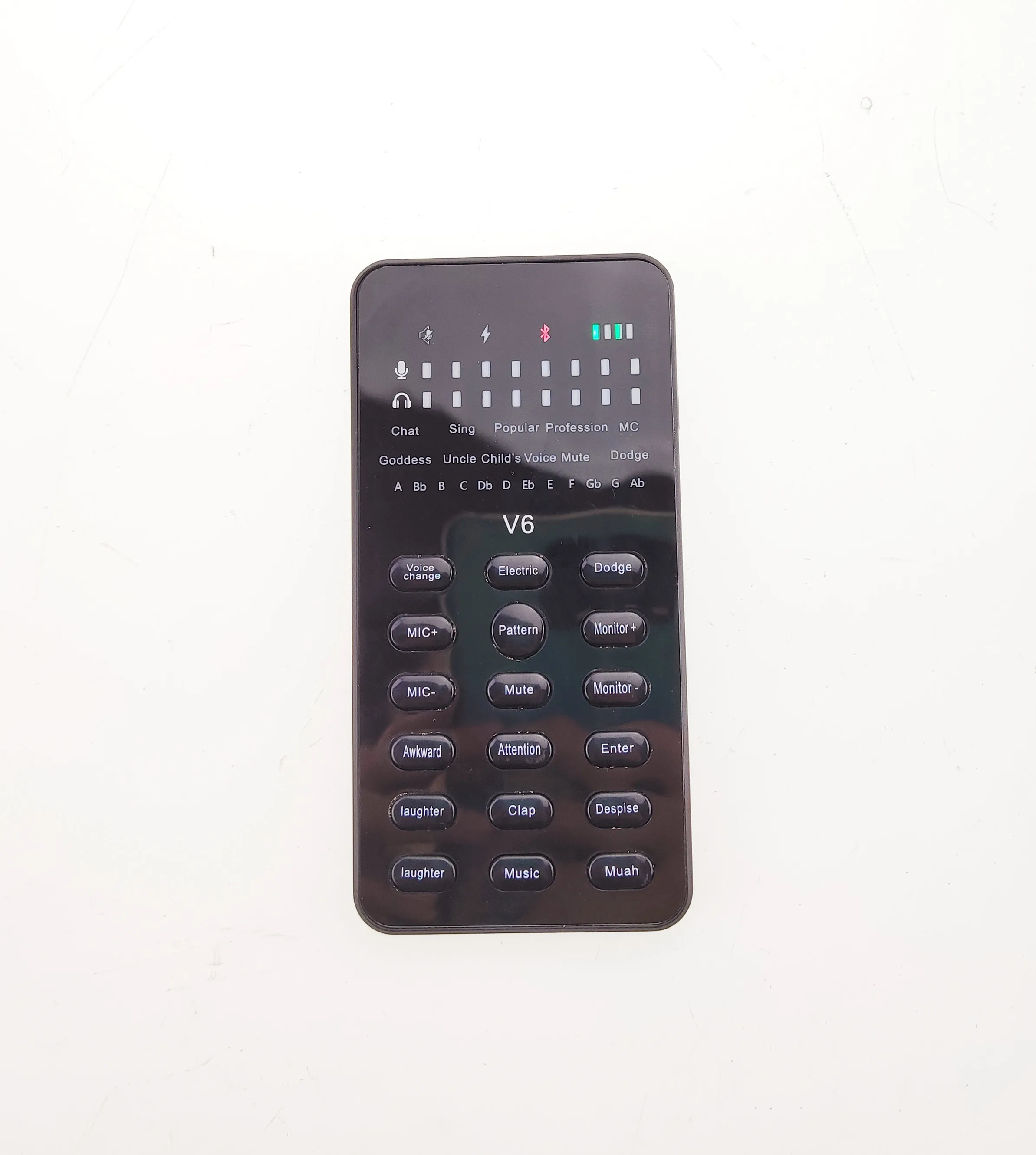 Portable Outdoor Mobile Style Sound Card V6 Studio Live Streaming Recording