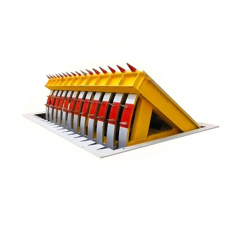 Security vehicle barrier heavy duty spikes color customized hydraulic automatic road blocker
