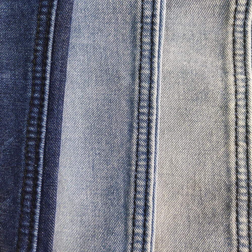 Denim fabric supplier  9.5OZ  91% cotton spandex twill fabric soft to kids fabric jeans