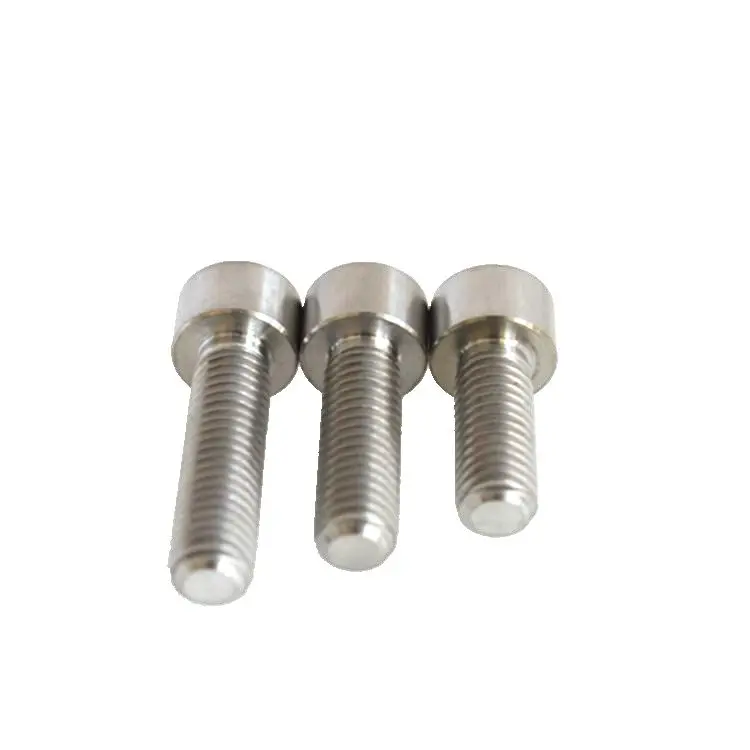 High strength DIN912 M2.5 hex socket cap head Ti-6AL-4V GR5 TC4 titanium screws titanium bolts for rc cars drones