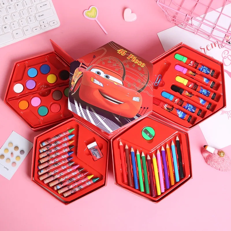 Factory Hot Sales Modern Design Coloring Set Art Supplies Panting Art Stationery Set Wholesale Kids Stationery Art Set