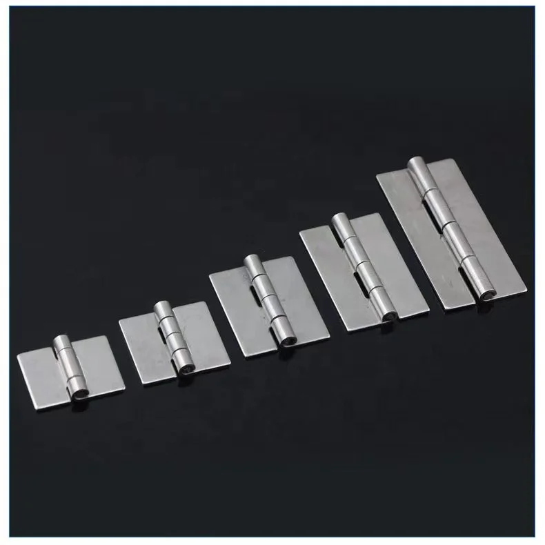 Stainless Steel Butt Welding Door Hinge Strap Hinge No Holes Surface Door Hinge