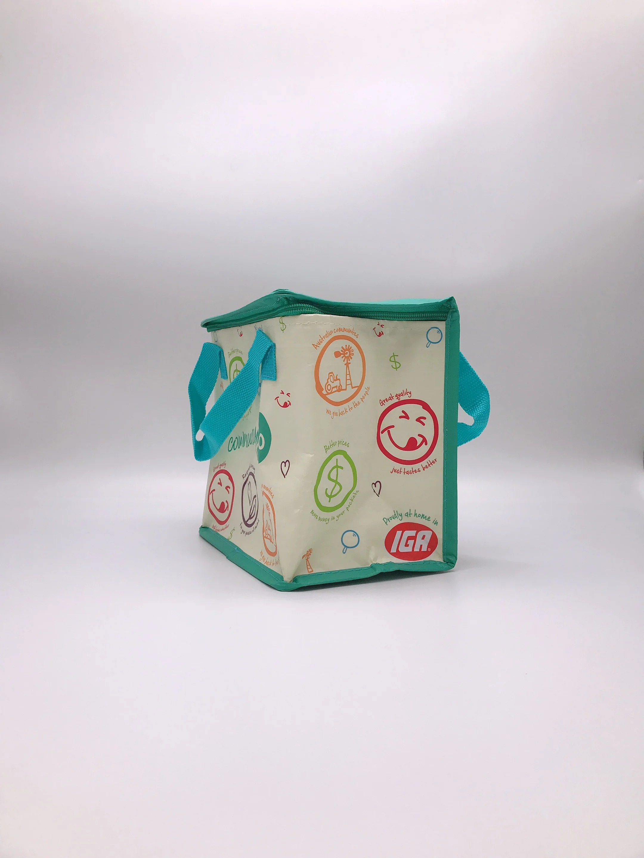 Customized Good Quality PP Woven Material Wine Cooler Bag for Shopping