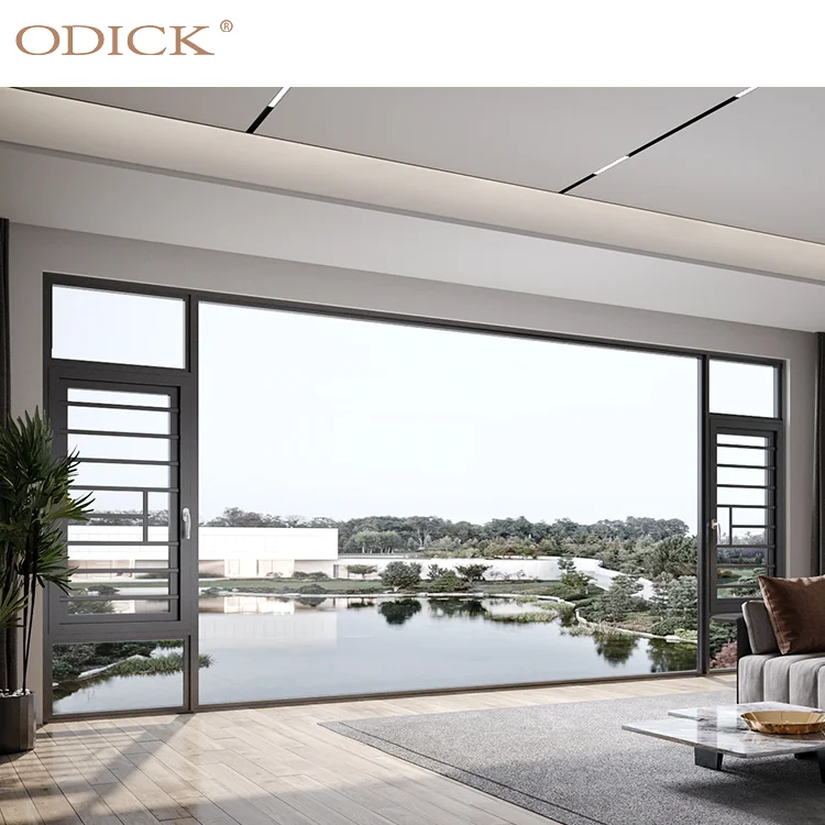 Australia Standard Seamless Welded New Processing Technology Modern Aluminium alloy Window Casement Window