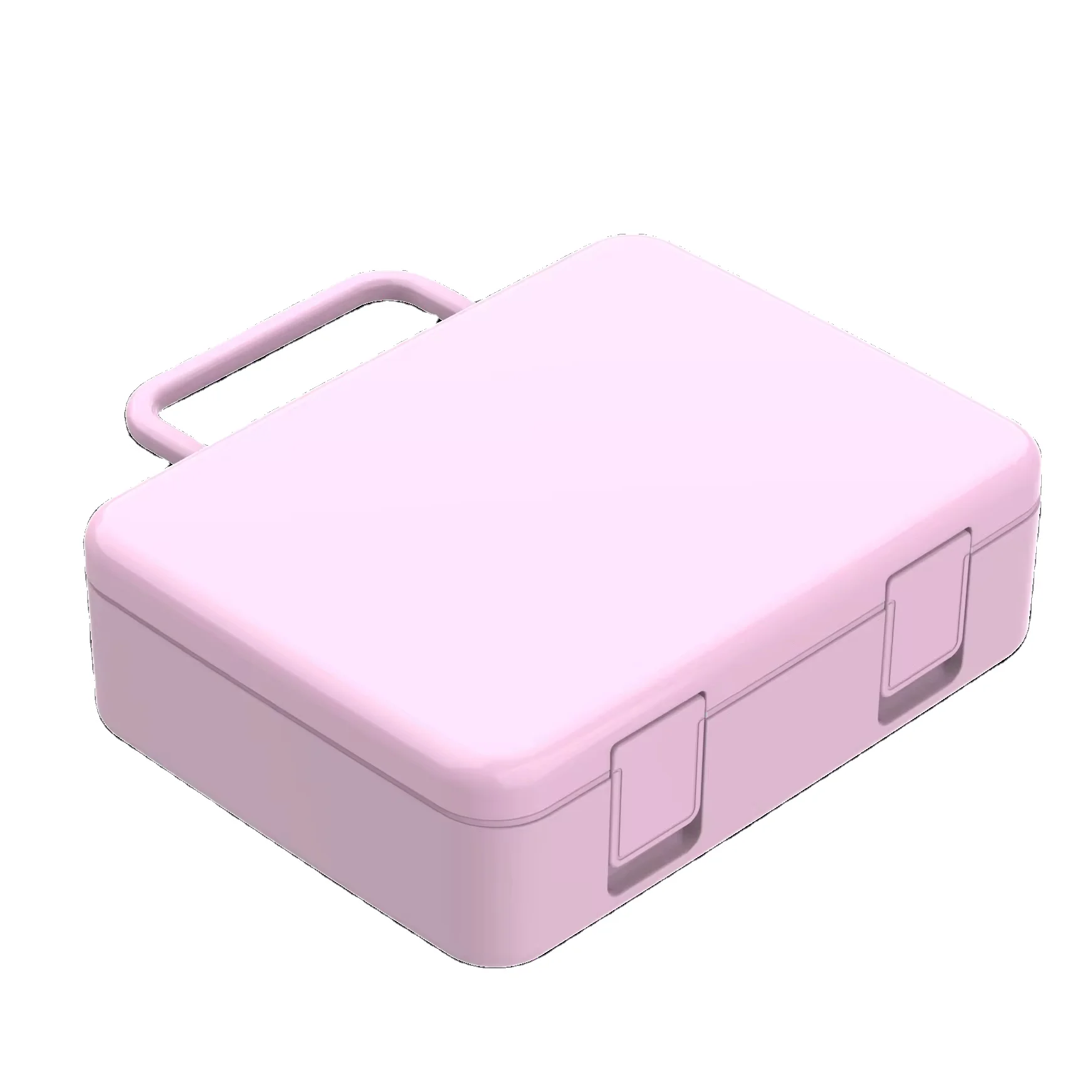 Wholesale Clamshell 5 Compartments Custom plastic tiffin carrier kids silicone 100% leakproof lunch box for kids