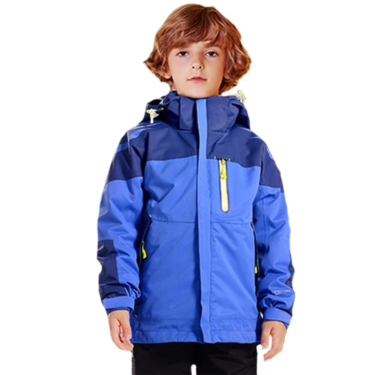 3 в 1, детская водонепроницаемая куртка с флисовой подкладкой
