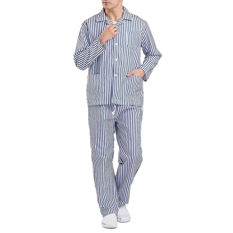 The hospital Hospital gown 100% cotton Wholesale High quality Easy to put on and take off Long sleeves Short-sleeved suit