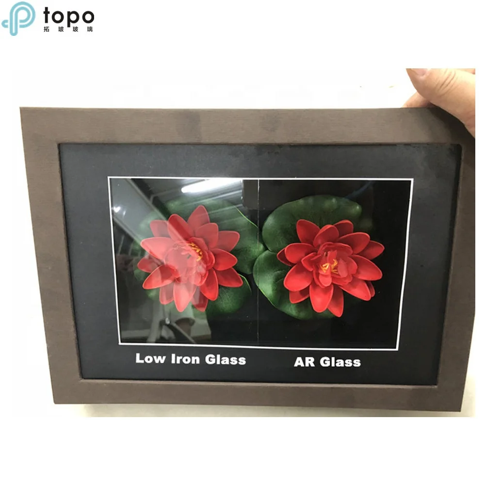 
95.8% Light Transmittance Anti Reflective Ar Glass for Museum (AR-TP) 