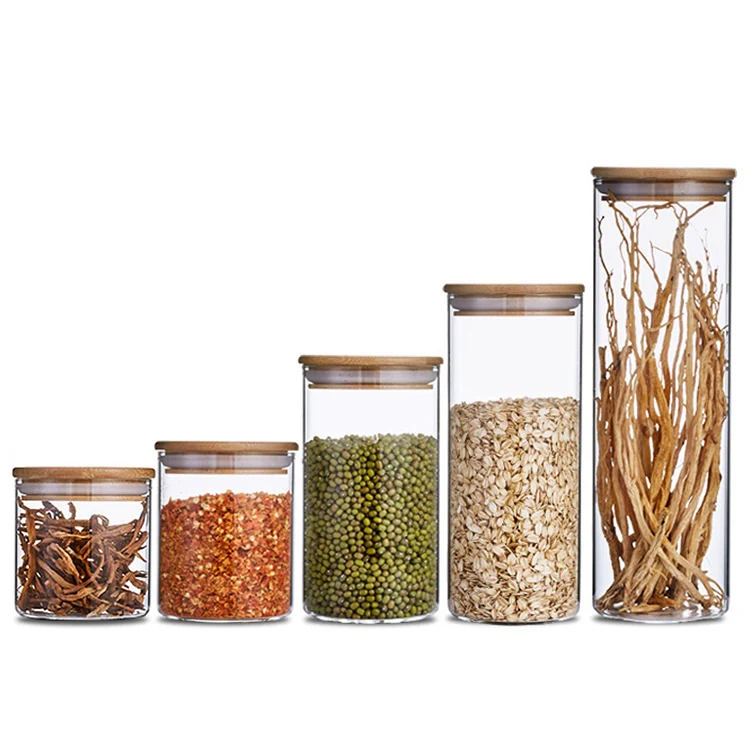 Hot promotion 180ml glass food jar with sealed cover lid