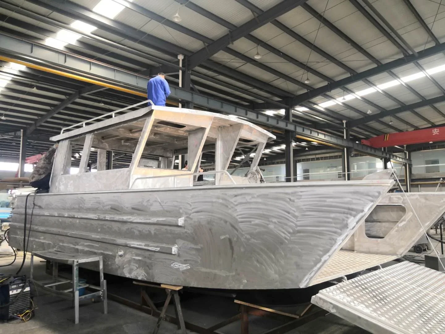 water sports equipment landing craft 9m aluminum boat yacht for sale