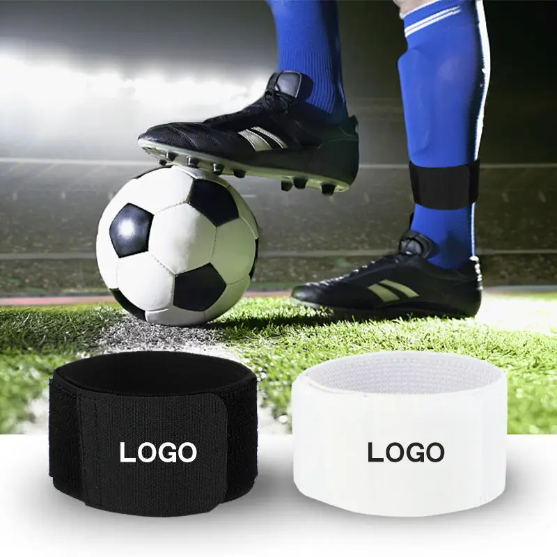 Lower MOQ Football Sock Holder One Size Fixed Strap Anti Slip Elastic Soccer Shin Straps
