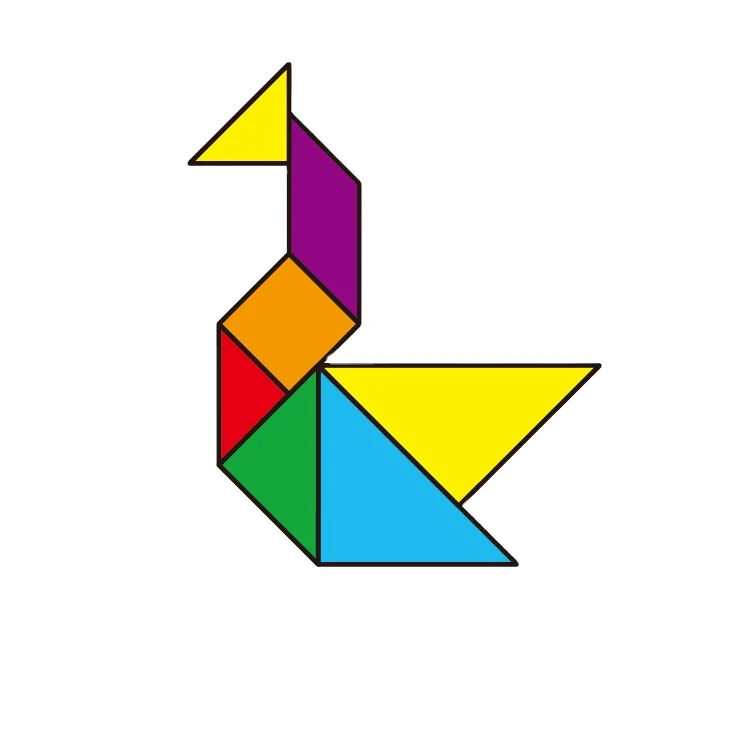 Wholesale custom EVA Tangram Bunny Puzzle Mat Tatami Mat