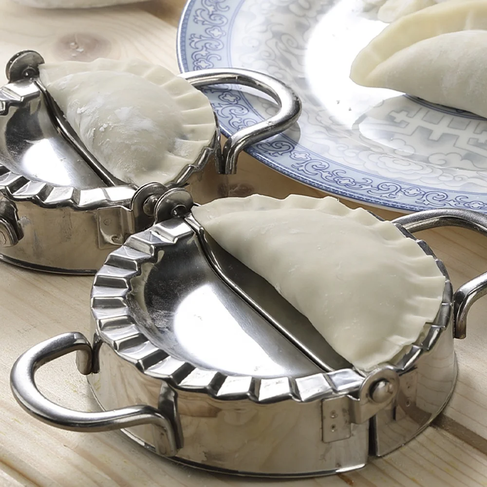 Factory Empanada Press Dumplings Tool DIY Manual Stainless Steel Dumpling Maker Mold
