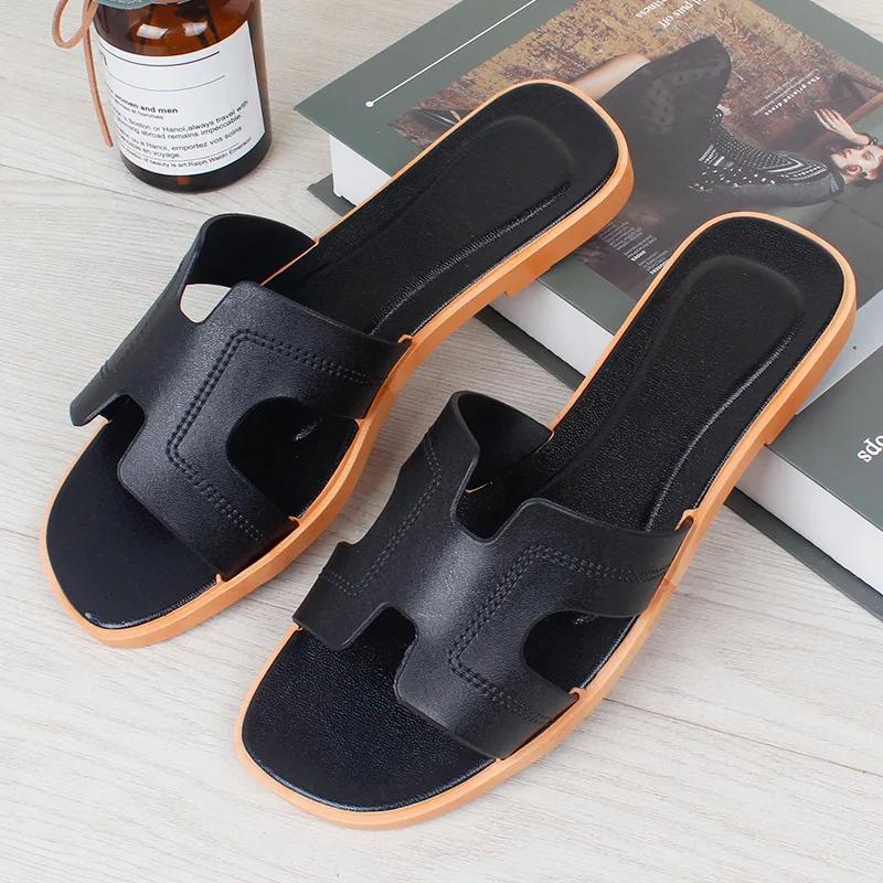 Wholesale New Innovations H typeBeach Sandals Outdoor Hot Sandals Ladies Flat Casual Fashion Footwear Women Slippers