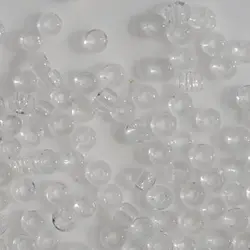 High Quality Fashion JS Glass Seed Beads - 1# Transparent Drop Beads For Garment & Jewelry