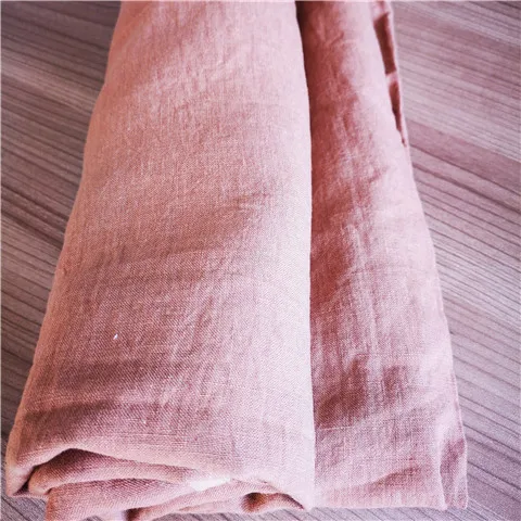 14sL Stock Stone Washed 100% Pure Linen  Bulk 101 fabric for men and women cloth shirt