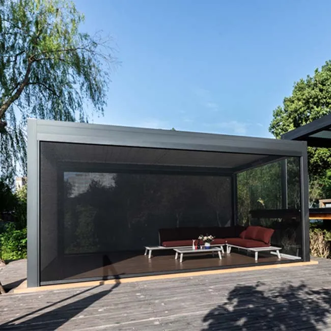 
Modern outdoor waterproof garden arches arbours pergola aluminum louver pergola 