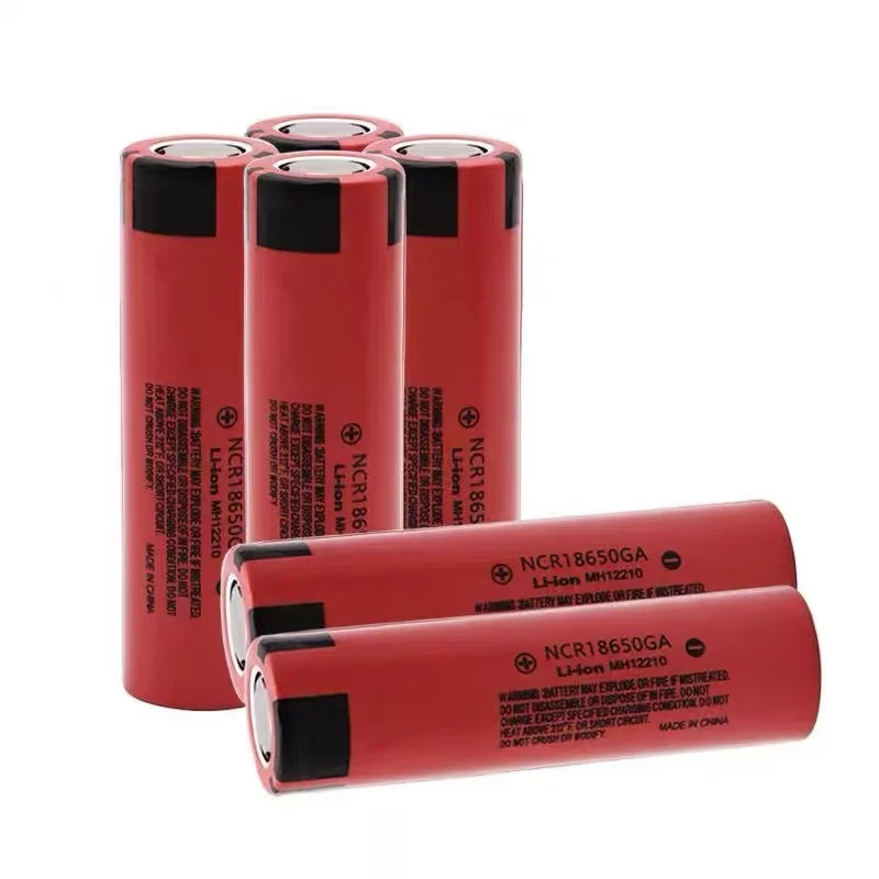 100% Оригинальный 3500 мАч GA 3500mAh 3 7 V 10A перезаряжаемый Цилиндрический литий-ионный аккумулятор 18650 NCR18650GA
