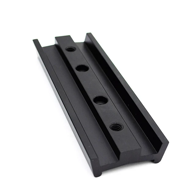 Подгонянный ЧПУ фрезерный прессованный алюминиевый телескоп ласточкин хвост Монтажная пластина для Экваториального штатива