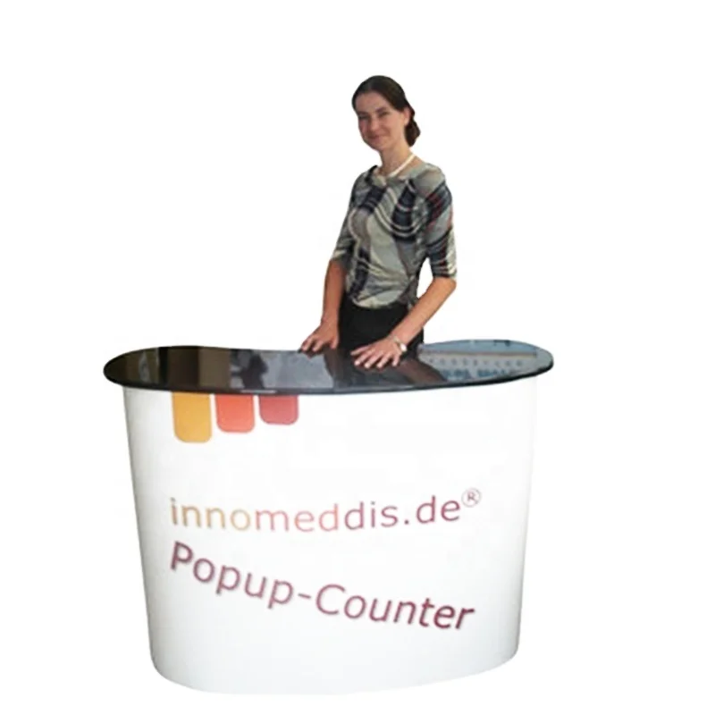 Выставочный складной стол, выдвижной портативный столешница, Магнитный блок, рекламный стол, прямой алюминиевый стол Hangpai