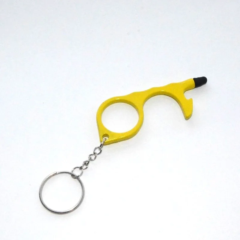 Anti Touch Door Opener Non Contact Safety Door Opener Handle Tool Keychain Self Defense Supplier