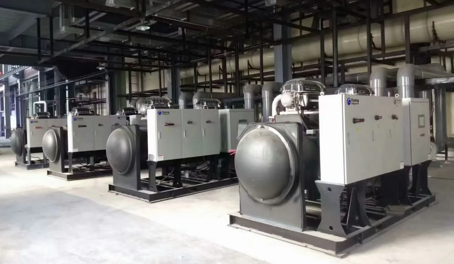 industrial water cooled screw type chiller unit for chemical industry