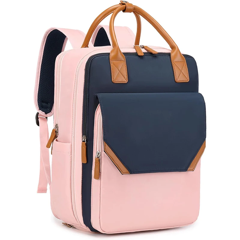 Separate shoe compartment wet bag convenient USB port comfortable breathable laptop backpack for women men.