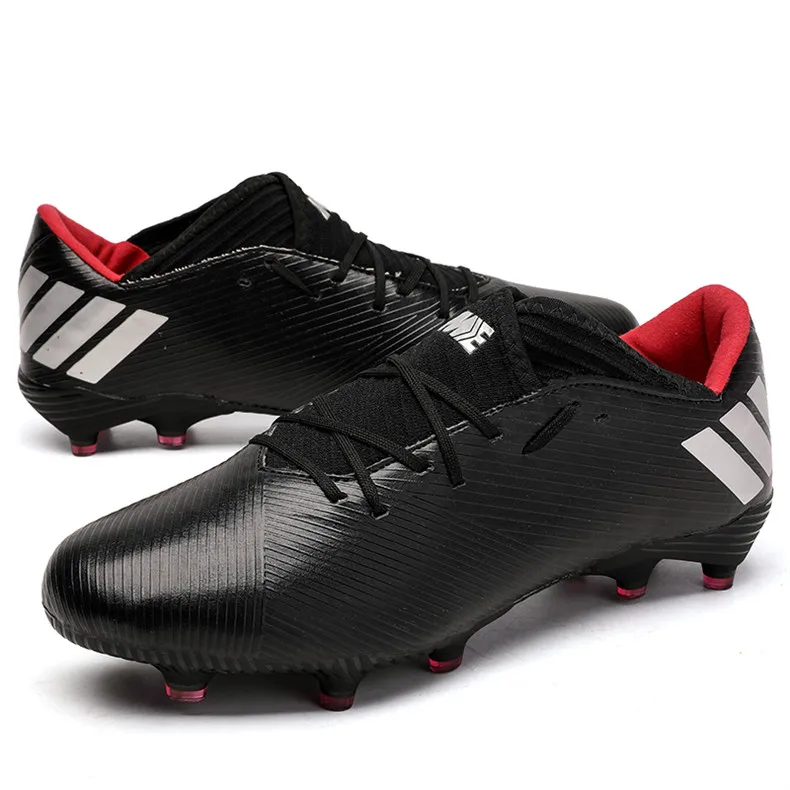 New High Ankle Soccer Shoes Men Breathable Outdoor High-top Football Boots Turf Soccer Cleats Kids AG Women Soft Football Shoes