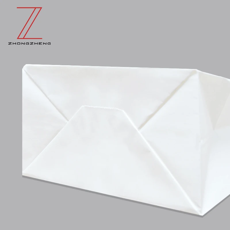 Cheap wide handle white custom kraft paper bag environmental friendly shopping paper bag Gift paper bag recyclable