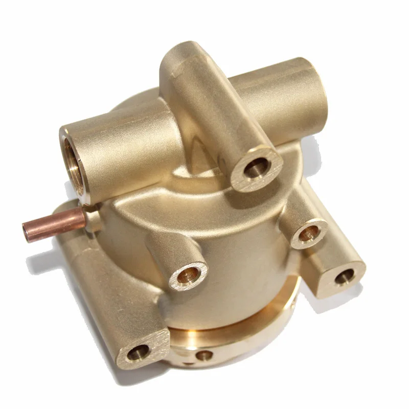 Brass forged and machined parts mechanical brass part machining custom forging hardware