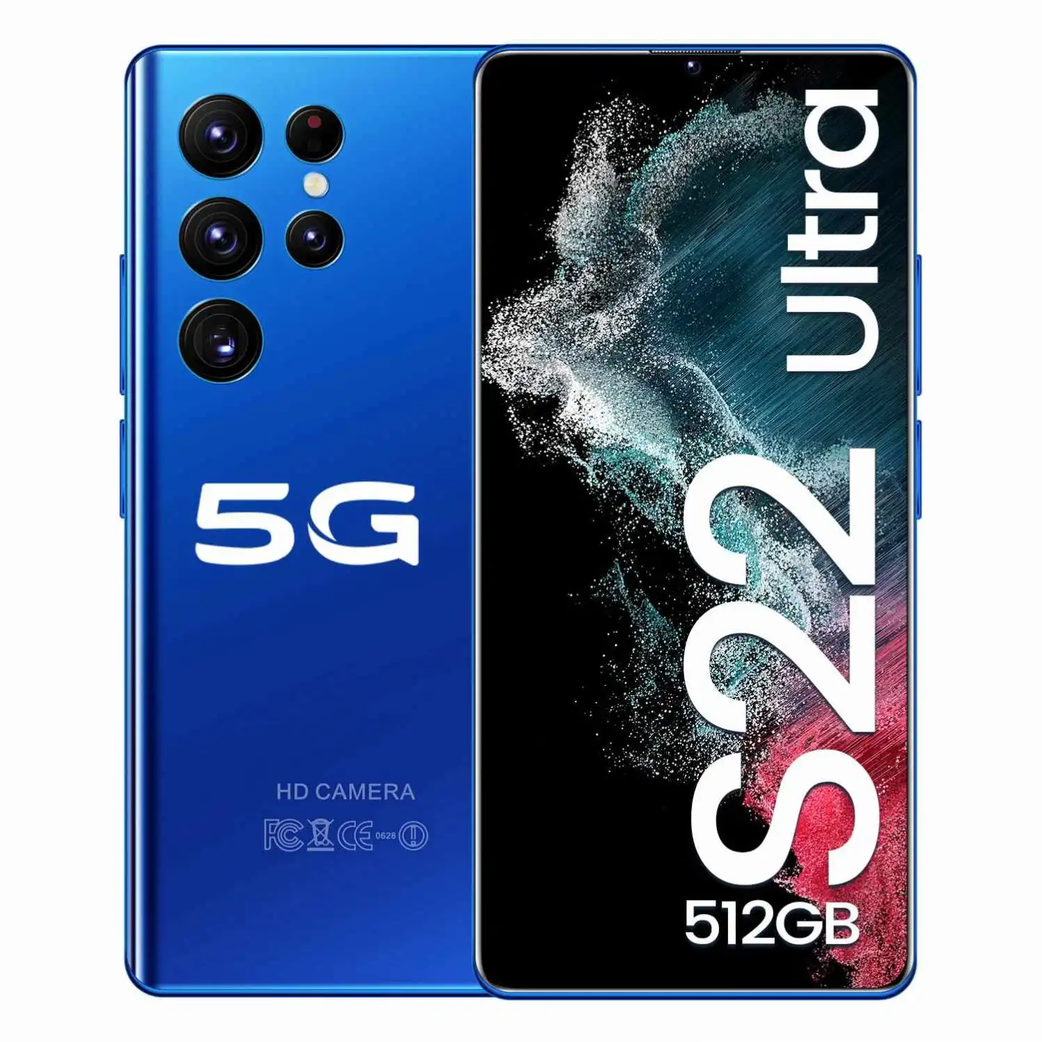 Смарт-телефон S22 Ultra 16 ГБ + 1 ТБ, 6800 мАч, Qualcomm 4G 5G, двойная SIM-карта, разблокированный смартфон