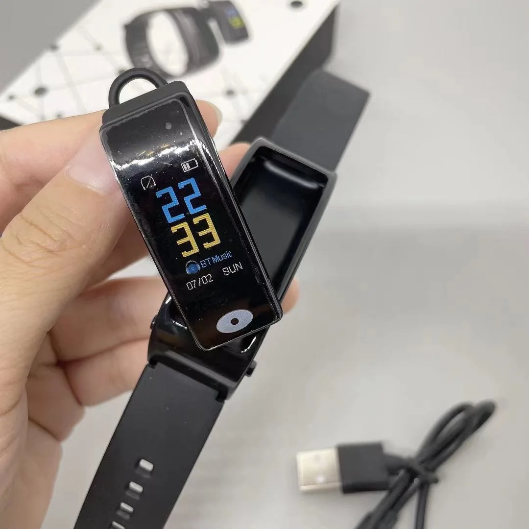 2022 New Trending 2 in 1 touch screen heart rate fitness Tracker band  Y3 PLUS smart bracelet talk band earphone