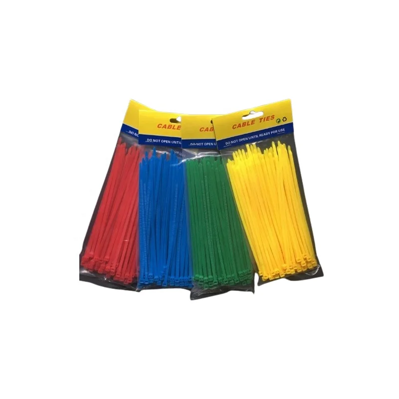 2.5x100mm/200x4.8mm Black Reusable PA66 Releasable Plastic Nylon Cable Ties