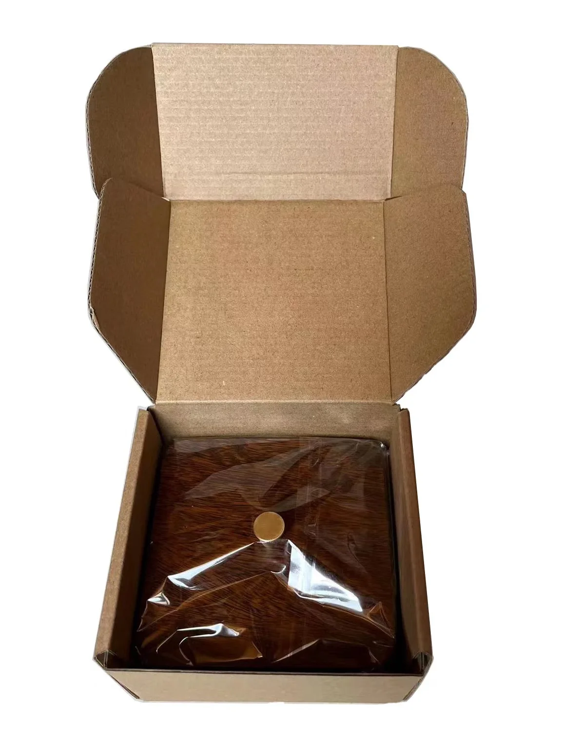 wholesale custom ashtray wood  stainless steel liner ashtray luxury ash tray with lid