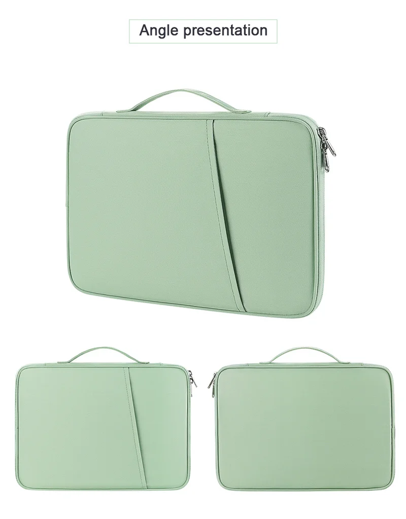 Laptop Sleeve For iPad 10th Air 1 2 3 4 5 Pro 10.2 10.9 11 12.9 Cover Laptop Storage Bag For Macbook 13 Inch With Pocket