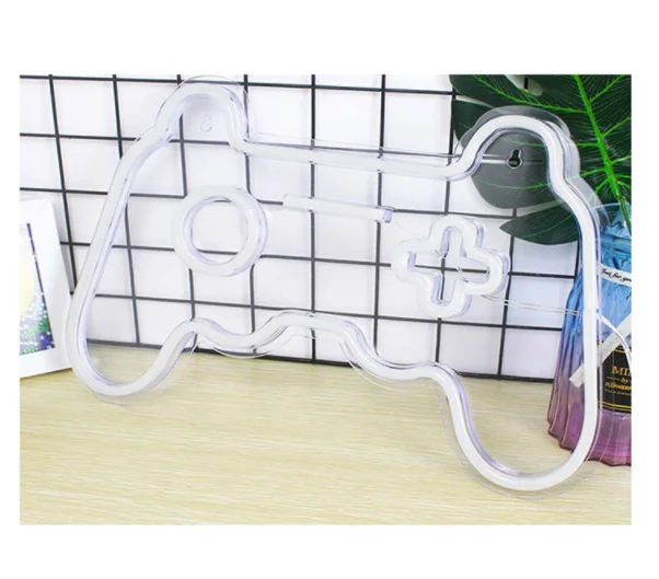 Newish custom neon gamepad shape for bedroom indoor use led neon rope lights