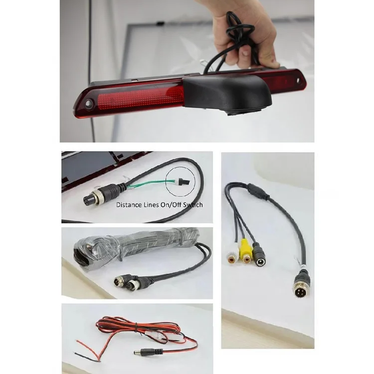 Wide angle 170 degree Car brake light reversing camera 6 IR NIGHT Version IP68 For Benz Sprinter VW Crafter