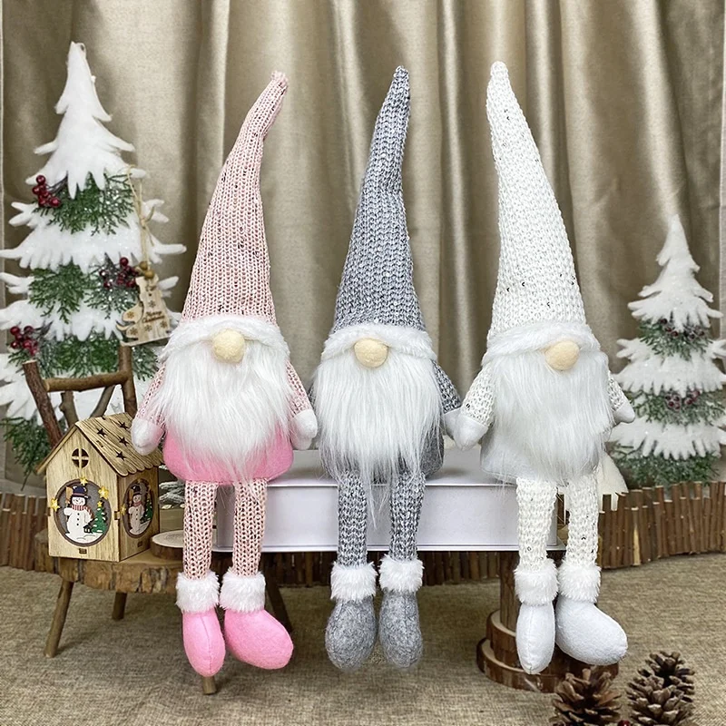Christmas Plush Gnomes Home Tomte Gnome for All Seasons Swedish Dwarf Figurine Coffee Corner Decorations Gonk