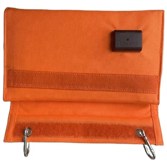 Portable folding solar panel Mobile smart phone charger bag with USB port for all