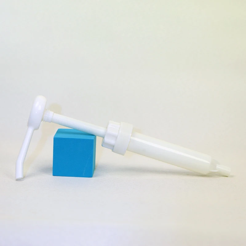High quality 38mm big dosage white food grade pump 38mm dispensing pump for sugar liquid fruit jam large output pump wholesale