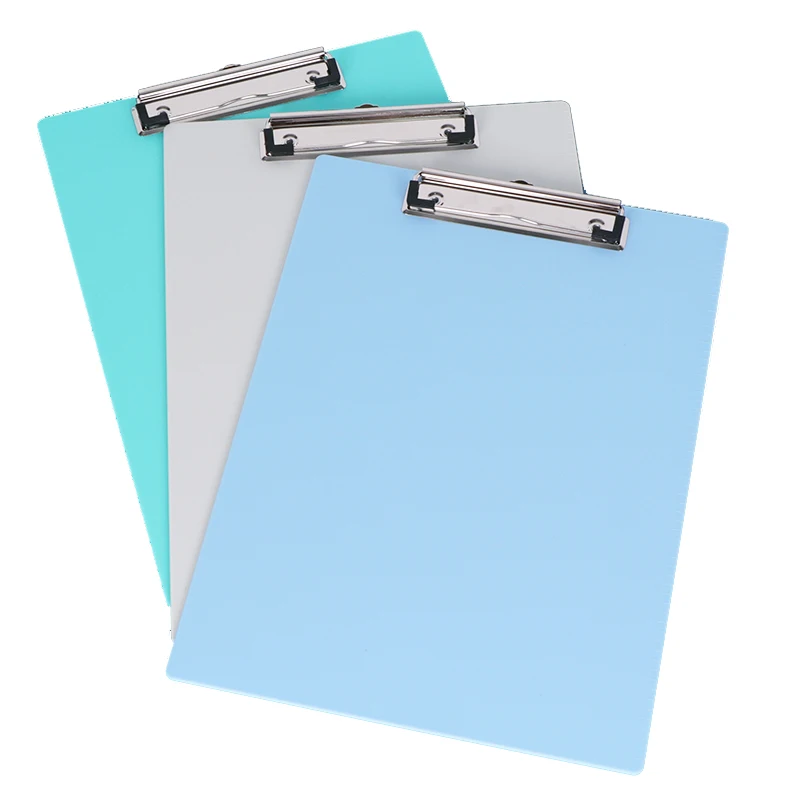 YUZMEI Plastic A4 A5 Clipboard Clip Writing Board Writing Board Menu Stand Letter Size Clipboard Clipboard With Flat Clip