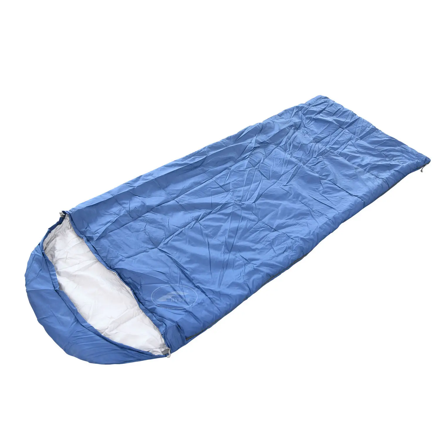 Battery-Powered Mummy Shape 4 Season Double Way Zipper Techloft Fiber Camping Electric Heated Sleeping Bag for All Weather