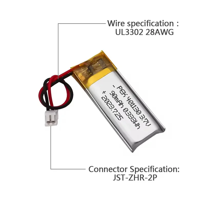 PEEIK 401130 90mAh 3.7V Long-lasting Power Portable WiFi Best-selling Batteries High-quality Batteries