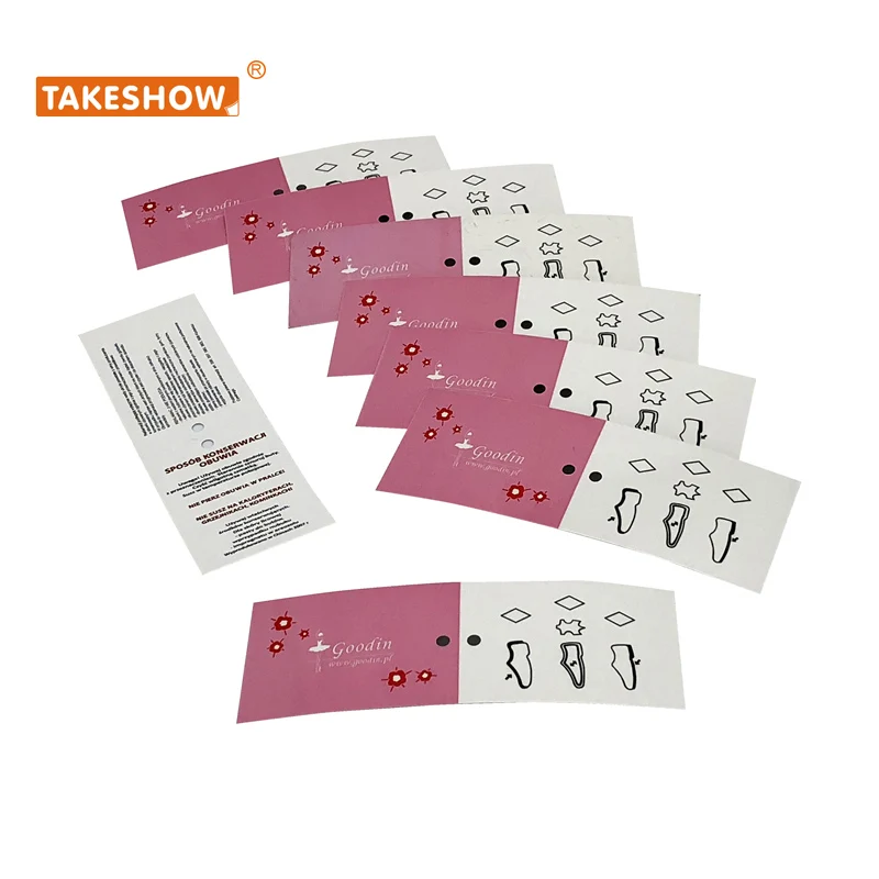 Custom clothes jeans suitcase bag brand logo hang tag