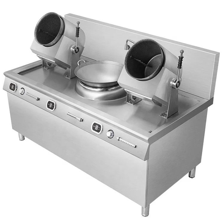 5KW automated wok cooking machine kitchen equipment robot cooking machine intelligent cooker